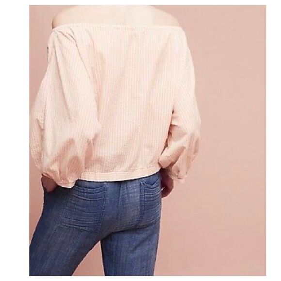 ANTHROPOLOGIE holding horses aria off shoulder too - Picture 5 of 12
